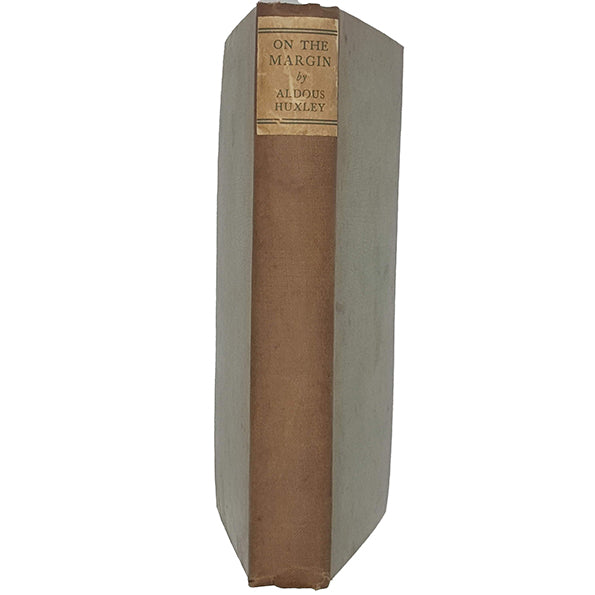 Aldous Huxley's On the Margin - Chatto &amp; Windus 1923