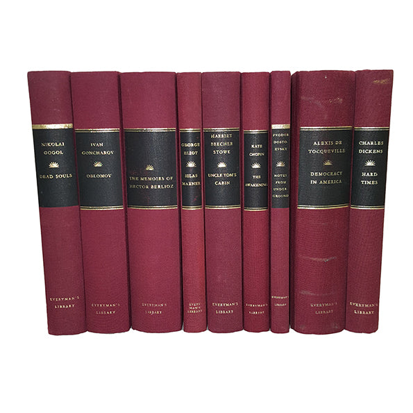 Burgundy Classics Collection - Everyman's Library, 1992 (9 Books)