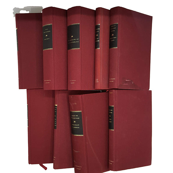 Burgundy Classics Collection - Everyman's Library, 1992 (9 Books)