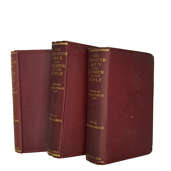 The Greater Men and Women of the Bible - Clark, 1942 (5 Books)