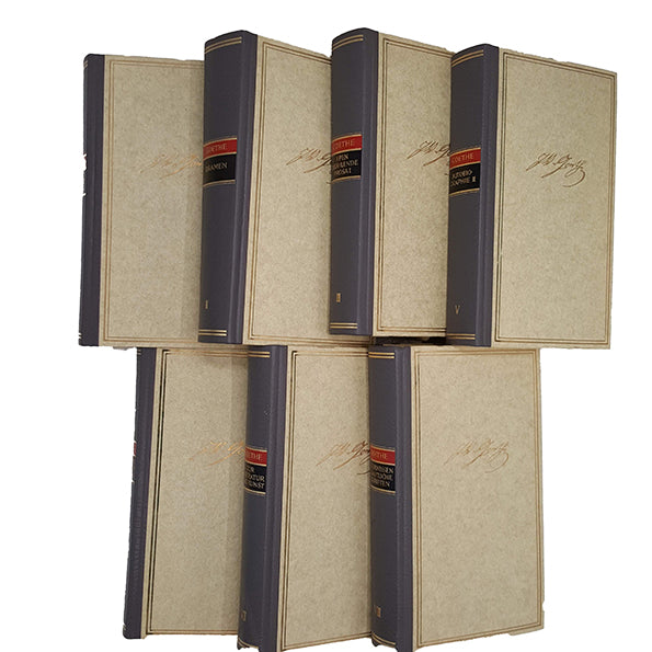 Goethe Complete Works Goethe Collected Works, 1967 (7 Books) - Country House Library