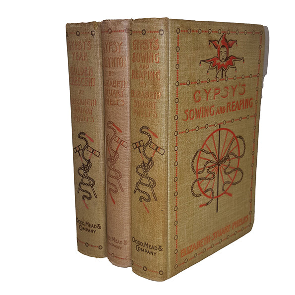The Gypsy Series by Elizabeth Stuart Phelps - Dodd, 1894-7 (3 Books)