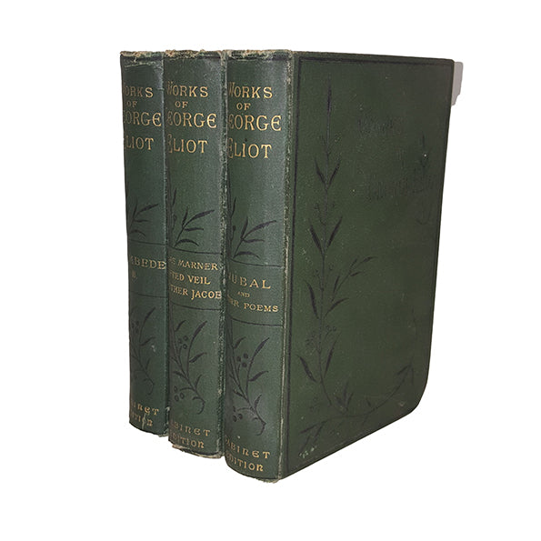 The Works of George Eliot - Cabinet Editions c.1880 (3 Books)