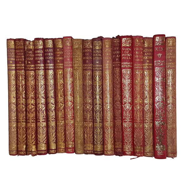 Rudyard Kipling Collected Works - Macmillan, c.1920-60 (17 Books)