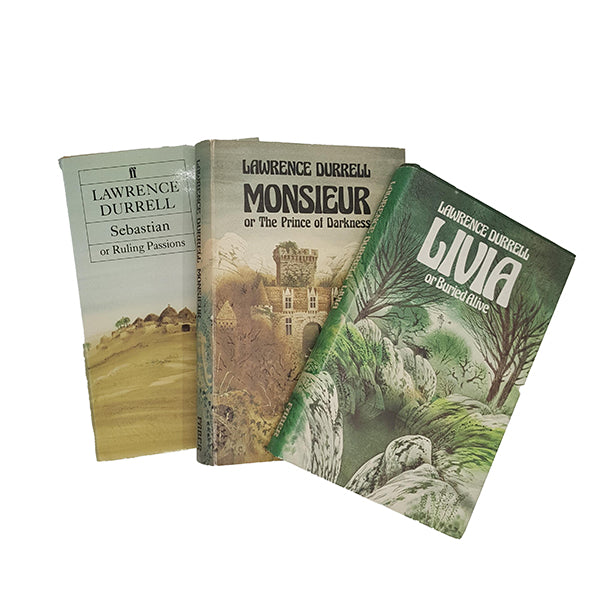 Lawrence Durrell First Editions - Faber, 1974-83 (3 Books)