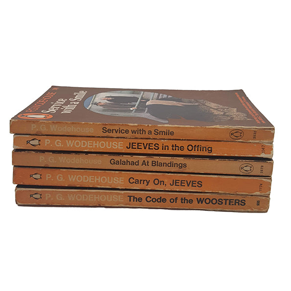 P. G. Wodehouse 5 Vintage Penguin Book Collection, 1965-6 (5 Books)