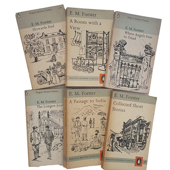 E.M. Forster Collected Penguin Paperbacks c.1960s (6 books)