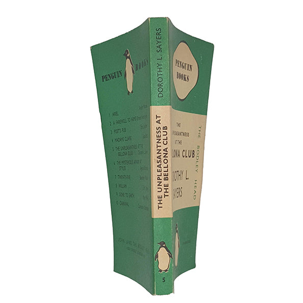 Dorothy L. Sayers' The Unpleasantness at the Bellona Club - First Penguin Edition, 1935