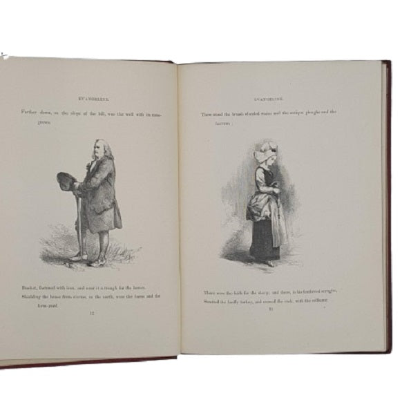 Evangeline A Tale of Acadie by H. W. Longfellow - Routledge 1856