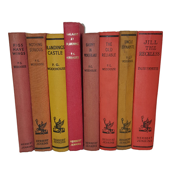 P.G. Wodehouse Well-Loved Works - Herbert Jenkins, 1930s (8 Books)