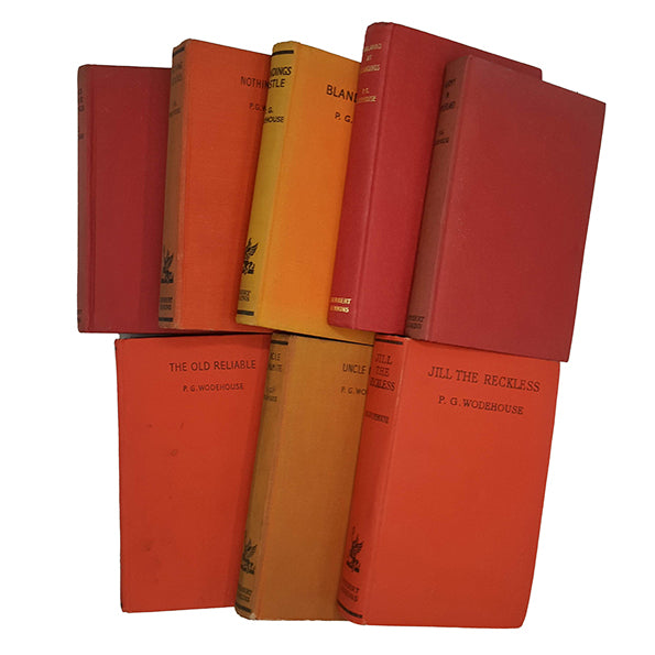 P.G. Wodehouse Well-Loved Works - Herbert Jenkins, 1930s (8 Books)