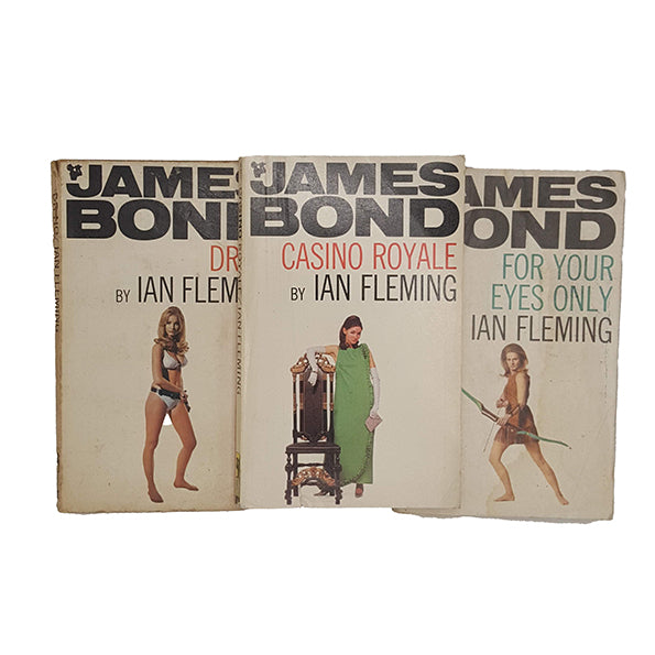 James Bond 007: Three Book White Collection - Pan Books, 1969-70