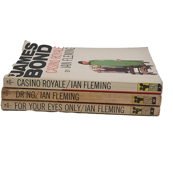 James Bond 007: Three Book White Collection - Pan Books, 1969-70
