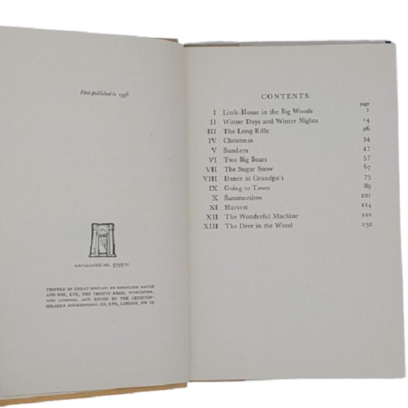 Little House in the Big Woods by Laura Ingalls Wilder - First Edition Methuen 1956