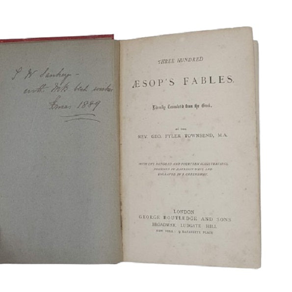 Aesop's Fables - Routledge 1899