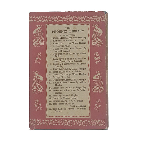 A.A.Milne’s First Plays - Chatto 1929