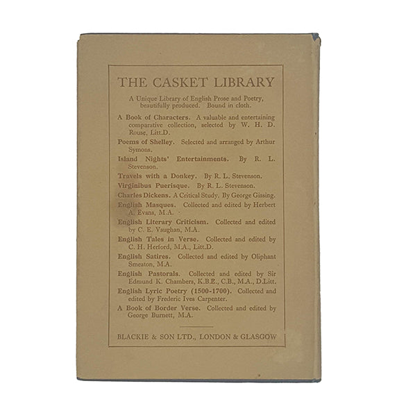 R. L. Stevenson's Island Nights' Entertainments - Blackie