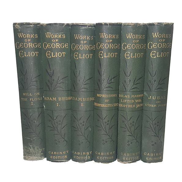 The Works of George Eliot - Cabinet Editions c.1880 (6 Books)