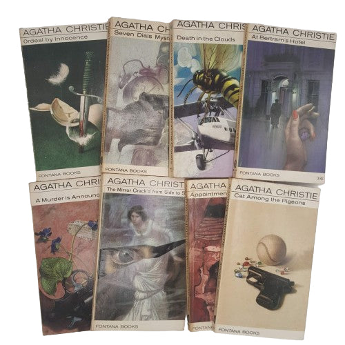 Agatha Christie Vintage Paperback Collection - Fontana, c.1970 (8 Books)