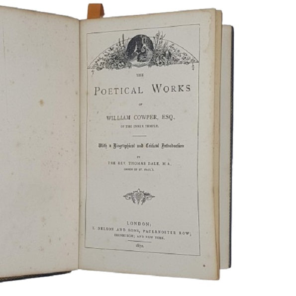 Cowper's Poetical Works - Thomas Nelson 1872