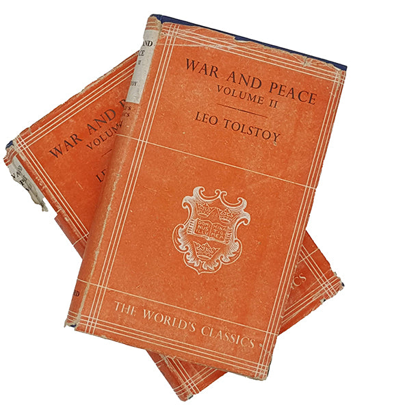 Leo Tolstoy's War and Peace Vol 2 and Vol 3 - Oxford 1942