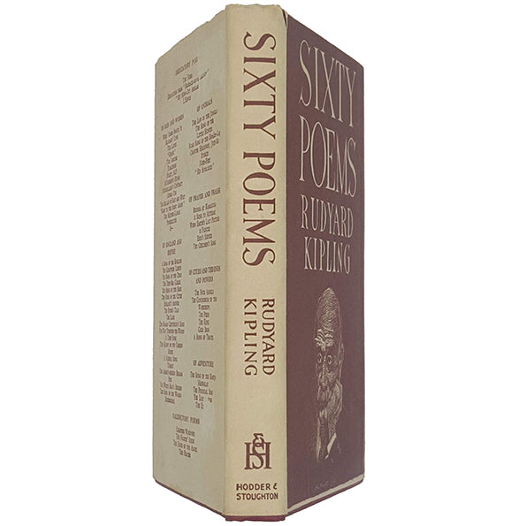 Sixty Poems by Rudyard Kipling - Hodder &amp; Stoughton 1953