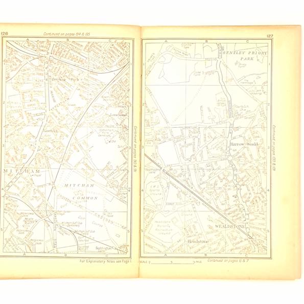 A1 Atlas of London and Outer Suburbs 1951