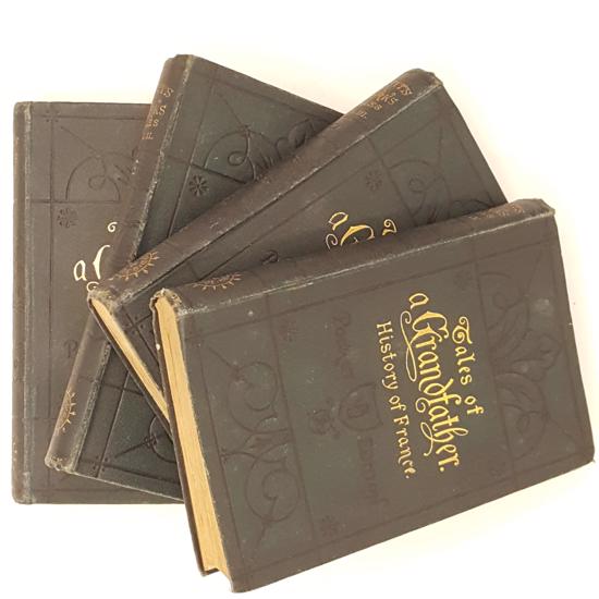 Sir Walter Scott's Works Tales Volume I-IV 1845 - A &amp; C Black