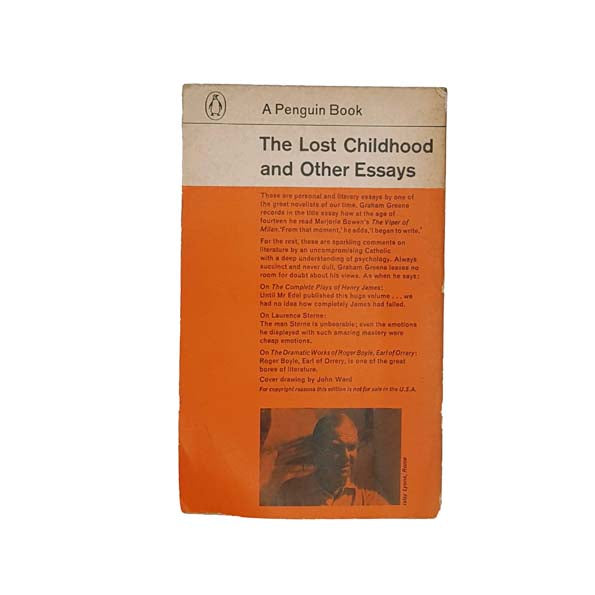 Graham Greene’s The Lost Childhood and Other Essays 1964
