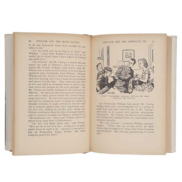 William and the Moon Rocket by Richmal Crompton, george newnes limited,1954