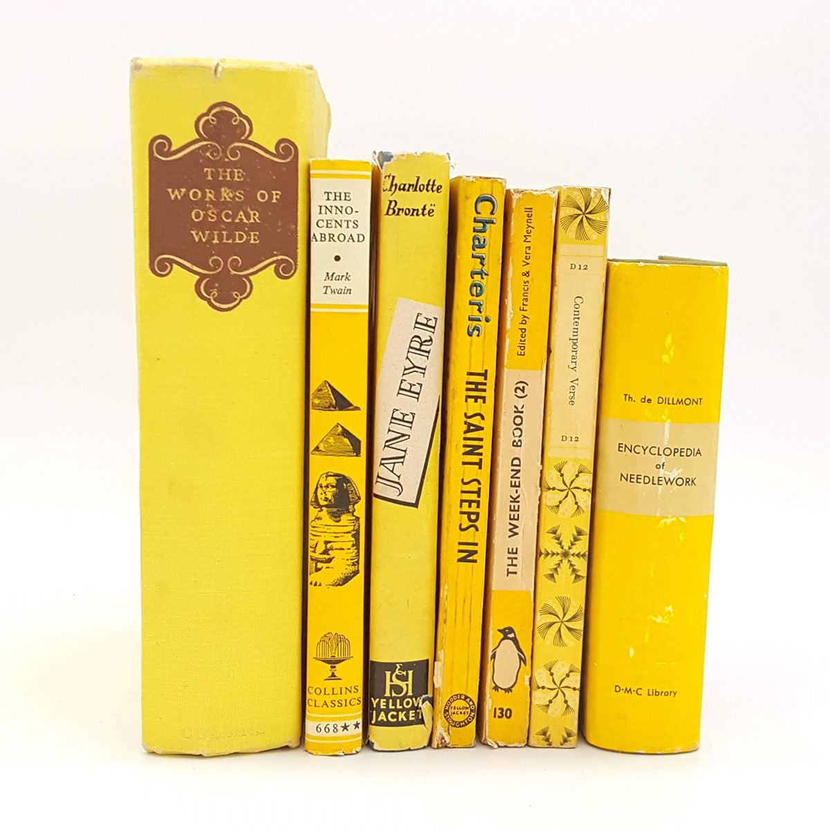 Books By The Metre Vintage Yellow Country House Library Country House Library