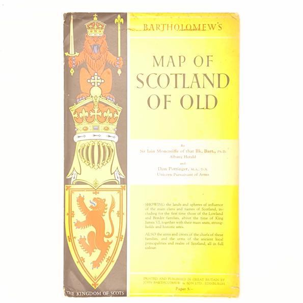 Bartholomew's Map of Scotland of Old
