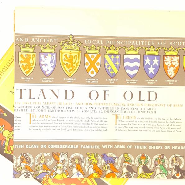 Bartholomew's Map of Scotland of Old